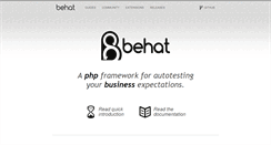 Desktop Screenshot of behat.org