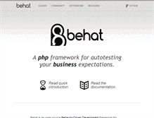 Tablet Screenshot of behat.org